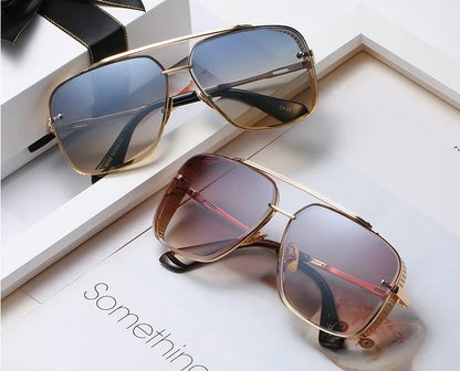 Steampunk Sunglasses For Men 2023 Punk Sunglasses Women Vintage Fashion Glasses Luxury Retro Square Shades Trending Gafas De Sol
