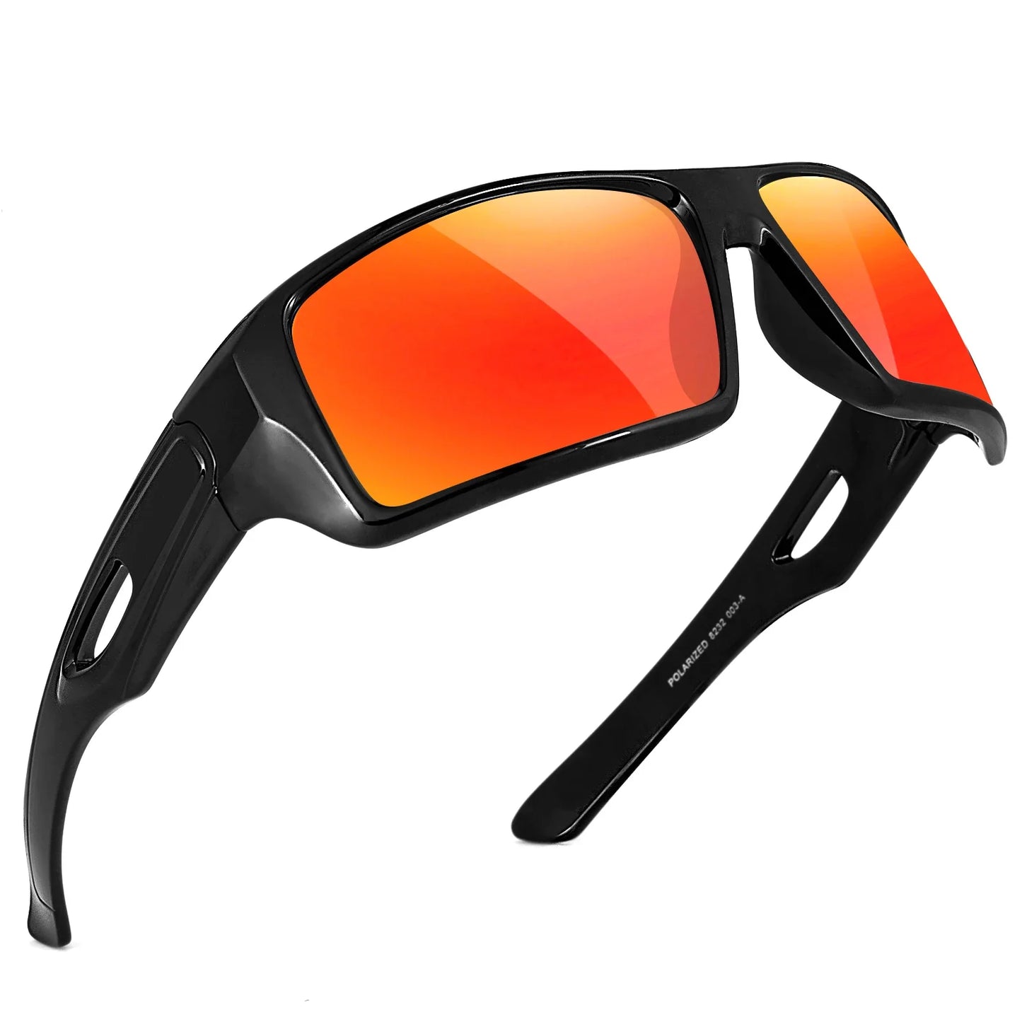 Polarized glasses Wrap Around Sports Sunglasses for Big Heads Men Women UV400 Sun Glasses 8232