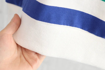 New Spring Autumn Baby Clothes Set Children Boys Long Sleeved T-Shirt Pants 2Pcs/Sets Kids Girls Clothing Infant Striped Costume