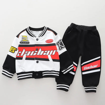 New Spring Autumn Baby Girls Clothes Children Outfits Boys Sports Jacket Pants 2Pcs/Sets Toddler Casual Costume Kids Tracksuits