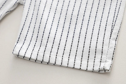 New Summer Kids Boys Clothes High Qulity Short Sleeve Gentleman Patchwork T Shirt Pants Toddler Boy Clothing Casual Outfits