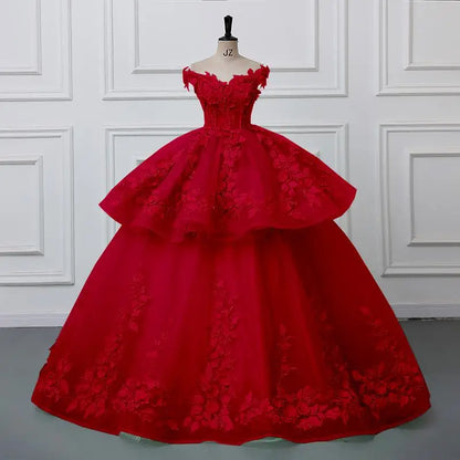 2 In 1 Party Dresses 15 Quinceanera Dresses Ball Gown Sweet 15 Year Old Dress Detachable Skirt Customized Dress For Quinceanera