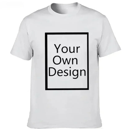Custom Personalized Front and Back Add Your Own Text Design Adult T-Shirt Tee Harajuku Tee DIY Your Like Photo or Logo T-shirts