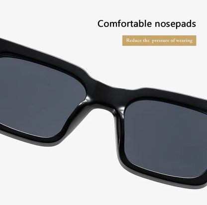 Vintage Square Sunglass Men Vacation Fashion Glasses Retro Sunglasses Women Trendy Fashion Glasses Gafas De Sol Hombre Zonnebril