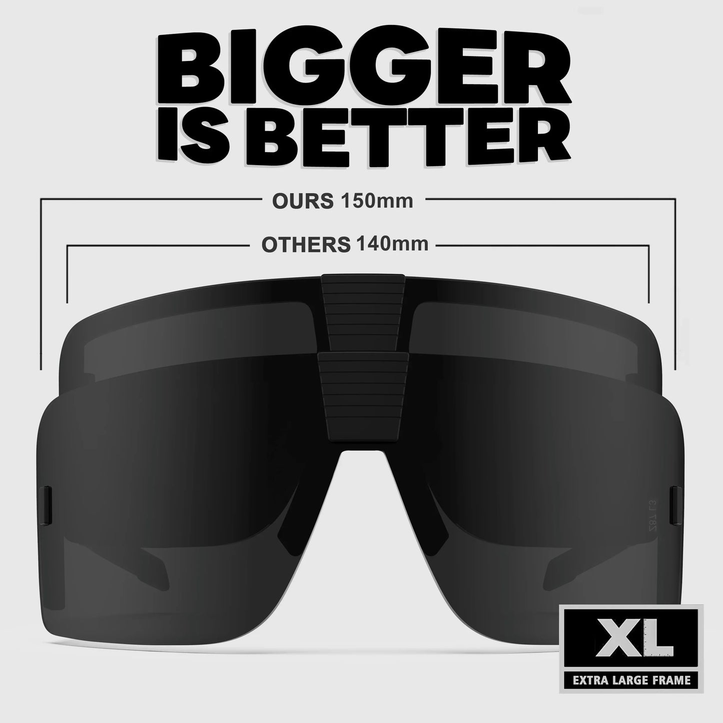 XXL Size Double Extra Large Z87 Sunglasses for Big Wide Heads Men Women TR90 Ultralight UV Protection Sun Glasses 8227