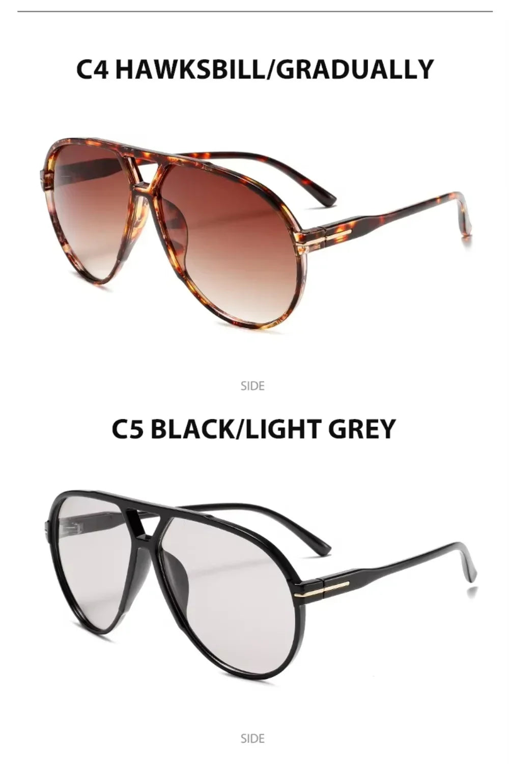 Fashion Designer Inspired Sunglasses Men Women Vintage Oversized Pilot Sun Glasses Retro Gafas Lentes De Sol Hombre Mujer