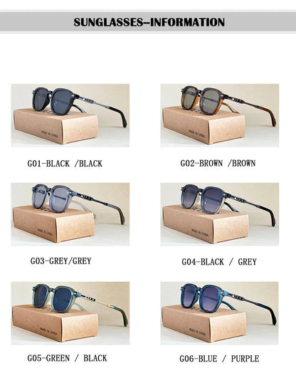 2025 Sunglass Men Vintage Sunglasses Women Retro Fashion Glasses Vacation Luxe Femme Lunette Soleil Femme Gafas De Sol Hombre
