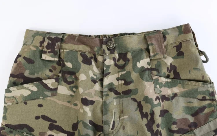 Men New Tactical Pants Multiple Pockets Waterproof Abrasion Resistant Cargo Trousers Outdoors Hiking Climbing Training Pant
