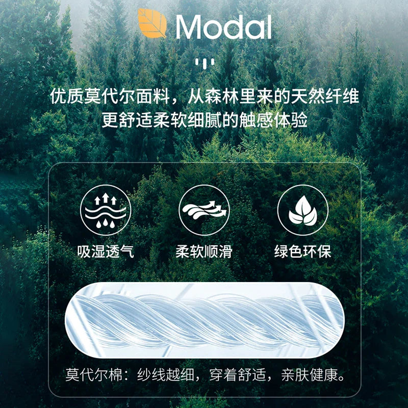 Modal Fabric T Shirts for Men 2025 Summer New Coolness Quick-Drying Shorts-Sleeve Tops Oversized Men's Clothing