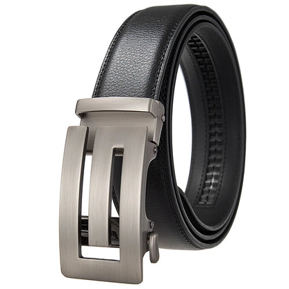 Fashion Automatic Buckle Men's Belt Men's Genuine Leather Belt Luxury Designer Black Brown 3.5 cm Ratchet Belt for Men
