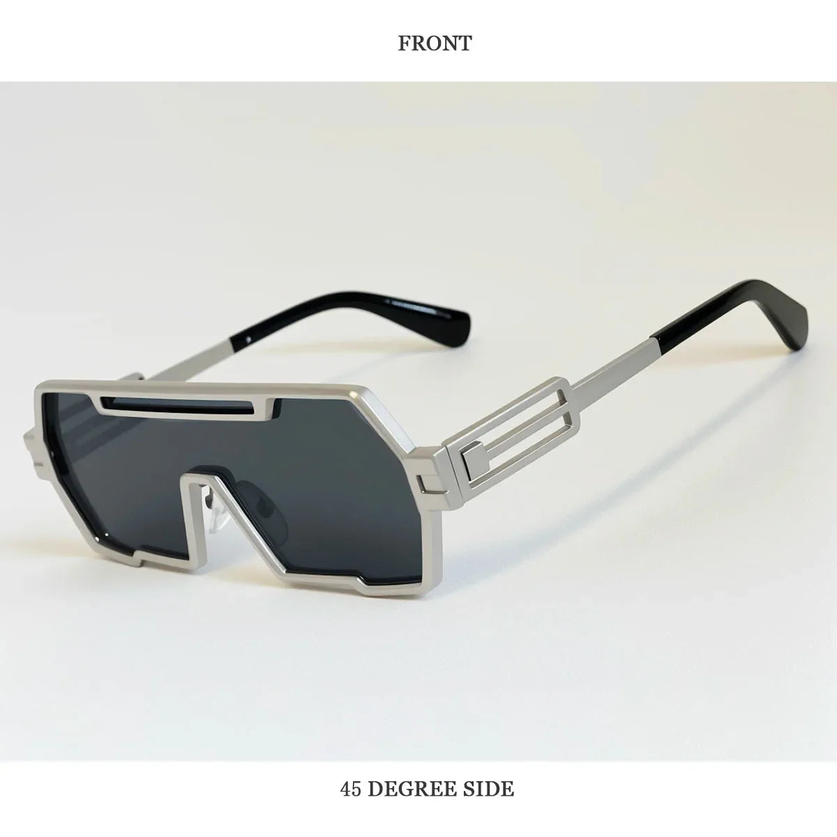 Square Steampunk Sunglasses Women 2026 One Pieces UV400 Protection Sunglass Men Brand Design Fashion Glasses Gafas De Sol Hombre