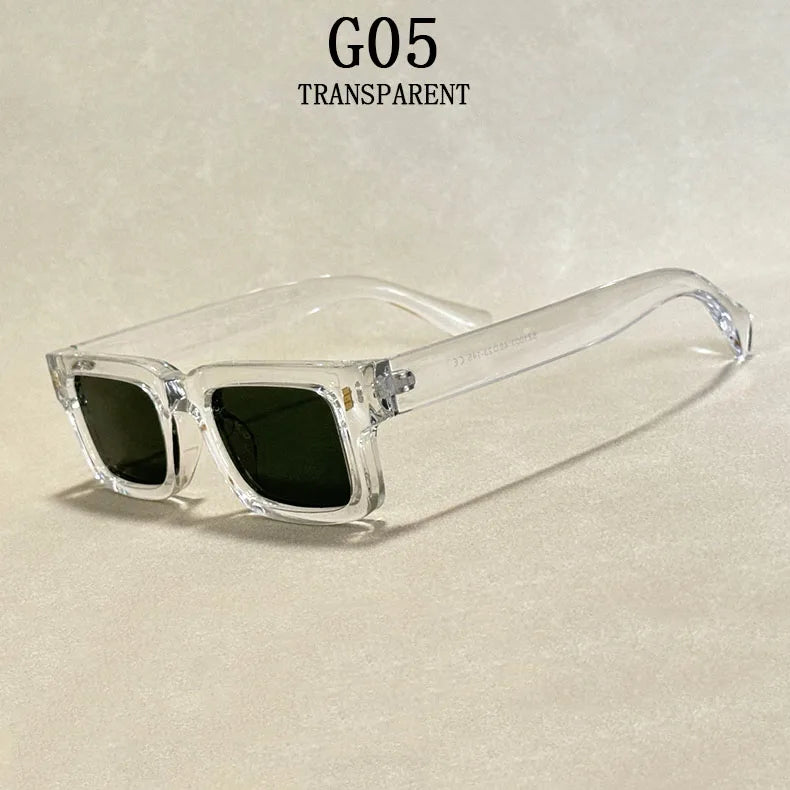 New Square Sunglasses For Men 2024 Small Frame Vintage Sunglasses Women Trendy Retro Fashion Glasses Gafas De Sol Hombre Lunette