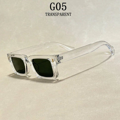 New Square Sunglasses For Men 2024 Small Frame Vintage Sunglasses Women Trendy Retro Fashion Glasses Gafas De Sol Hombre Lunette