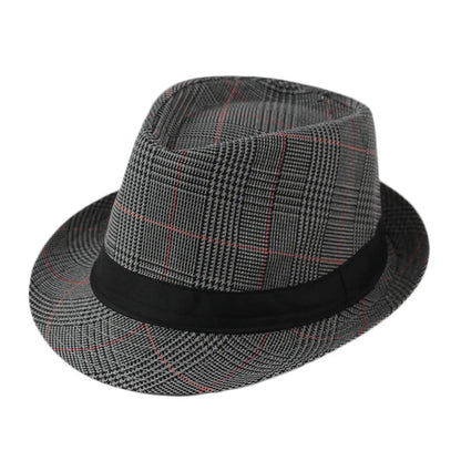 Summer Fedoras for Men Middle old aged Cap Linen Panama Solid  Jazz Hat Cowboy  Men's Women's  British Party Sun Hat