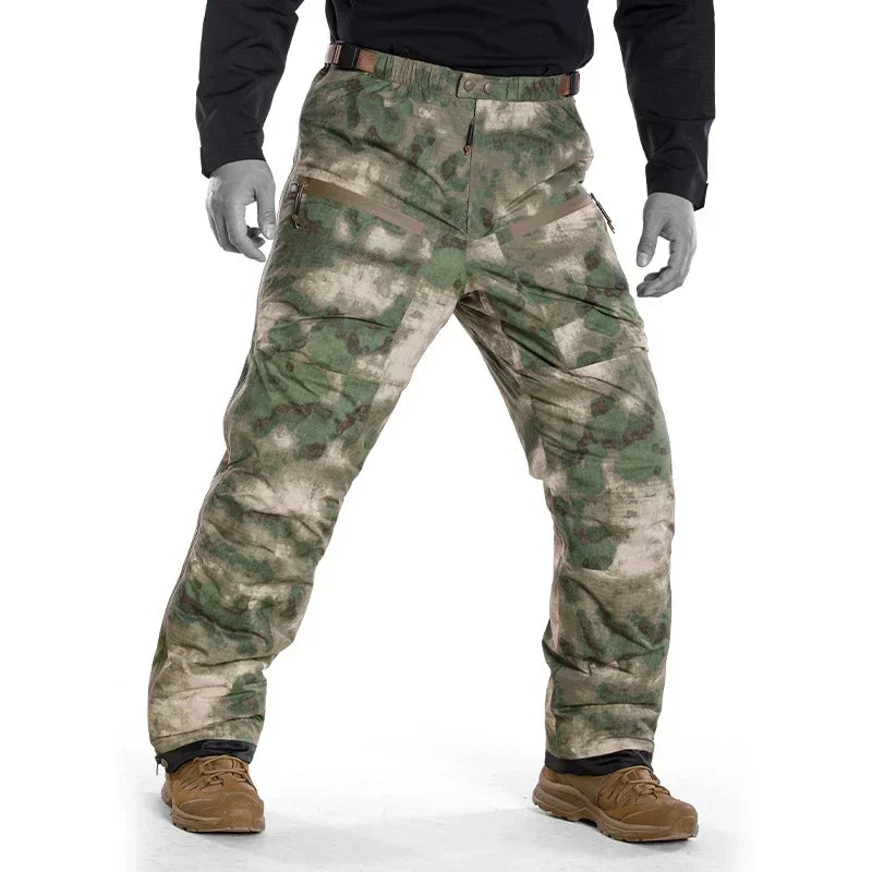 Tactical Men's Warm Cotton Pants Camouflage Winter Thickened Polar Cold Clothing Mountaineering Military Outdoor Sprint Pants