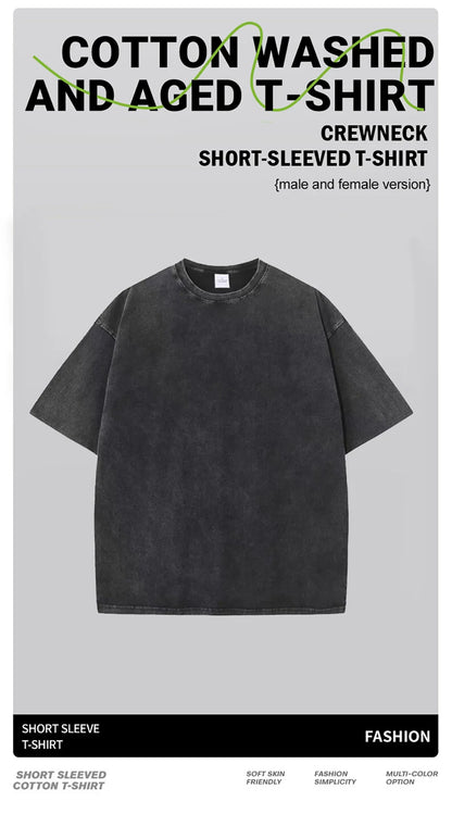 Women'S Cotton Washed T-Shirts All-Math Loose O-Neck Tee Shirts Brooklyn Usa Printing Short Sleeve Summer Street Female Clothes
