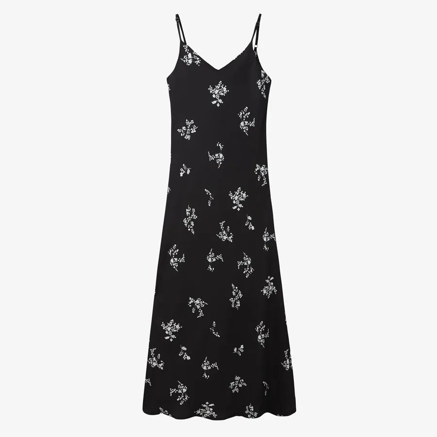 AS 2024 woman clothes thicken ribbing closed-fit wrap tops + Satin Adjustable straps dress (ship out in 1 day)
