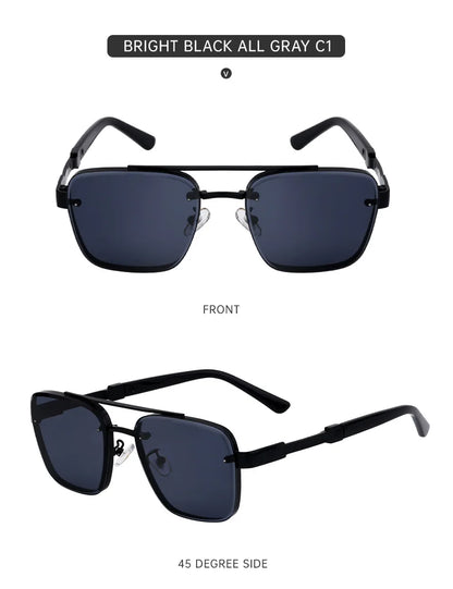 Retro Square Sunglasses For Men Sunscreen Vintage Sunglasses Women Trendy And Fashionable Fashion Glasses Gafas De Sol Hombre