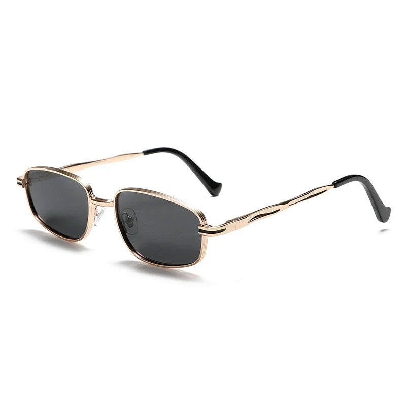 2026 Fashion Small Square Sunglasse Man Personality Brand Steampunk Metal Frame Sunglasses Women Retro Glasses UV400 Eyeglasses