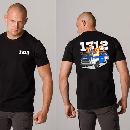 ACAB Police Car Hooligans Ultras Men Women T-shirt Outdoor Street Casual Fashion Hip-hop Rock Pure Cotton Short-sleeve Clothing