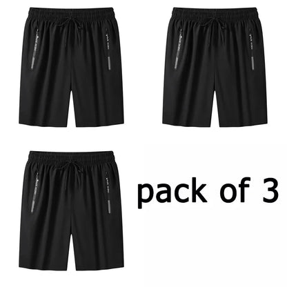 Pack of 1/2/3 Men Sweatpants 110-175kg Plus Size 1XL-7XL Casual Shorts Loose Elastic Waist Sport Pants Running Fitness Gym Pants
