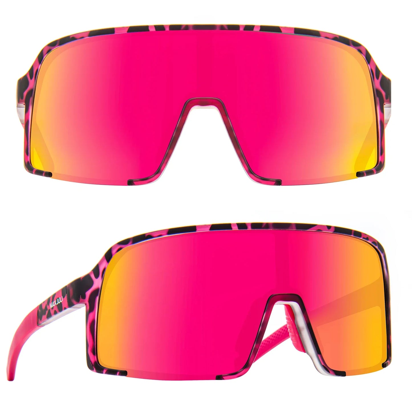 Polarized Sunglasses for Men Women, Windproof Outdoor Sports Cycling Running UV400 Protection Male Sun Glasses 8133