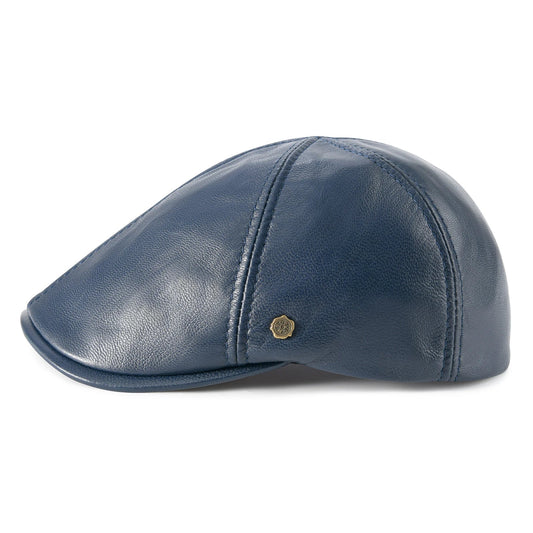 Lambskin Leather Ivy Newsboy Caps 6 Panel Cabbie Beret Hat Ivy Irish Gatsby Flat Driving Beret
