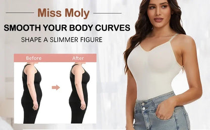 Sexy Backless Bodysuits Full Body Shaper Tummy Control Waist Trainer Slimming Sheath Butt Lifter Push Up Thigh Slimmer Shapewear