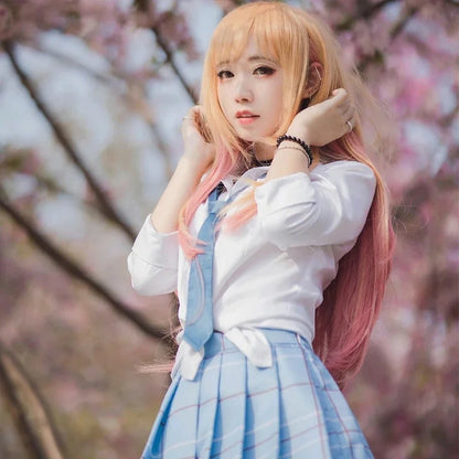 Anime My Dress Up Darling Kitagawa Marin Cosplay Costume Kitagawa Marin Cosplay Dresses School Uniform Wig Suit Girls Women