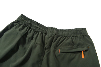 Quick Dry Athletic Running Shorts with Zipper Pockets Men's Summer Shorts for Gym Training Workout Hiking Casual Shorts