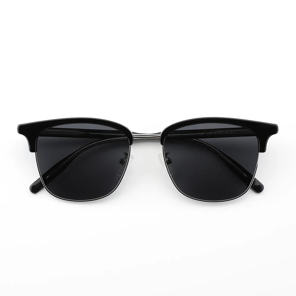 Europe and The United States Retro Sunglasses Classic Large Frame Men's Sunglasses Polarized UV Protection Travel Shading Mirror