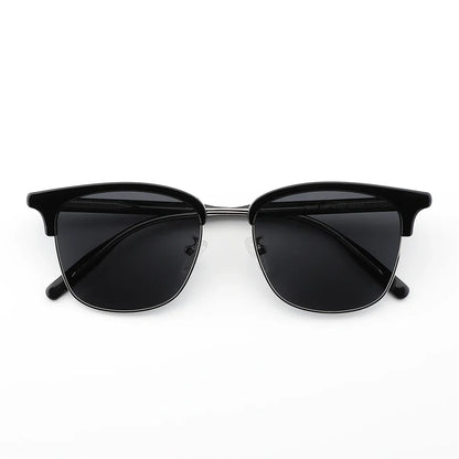 Europe and The United States Retro Sunglasses Classic Large Frame Men's Sunglasses Polarized UV Protection Travel Shading Mirror