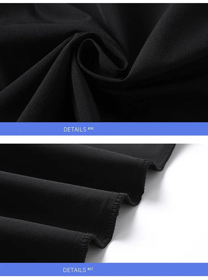 Men's Summer Cargo Pants Big Size Ice Silk Stretch Breathable Straight Leg Pants Quick Dry Elastic Lightweight Long Trousers