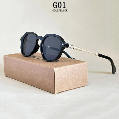2025 Fashion Sunglass Men Vintage Oval Sunglasses Women Trendy Dropshipping Gafas De Sol Hombre Lunette Soleil Femme Zonnebril