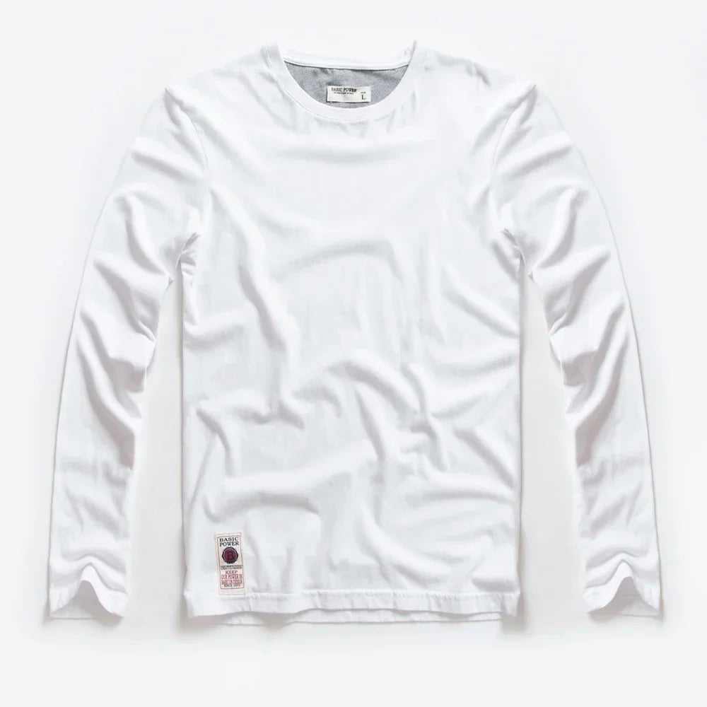 Men's T-Shirts Spring Long Sleeve T-Shirt Men's Clothing Y2k T-Shirt Washing Sweatshirt Shirts Casual O-Neck Streetwear Tee Tops