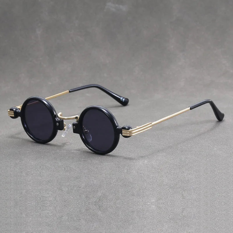 Round Steampunk Sunglasses For Men Retro Fashion Punk Sunglasses Women Trendy Vintage Glasses Dropshipping Gafas De Sol Hombre