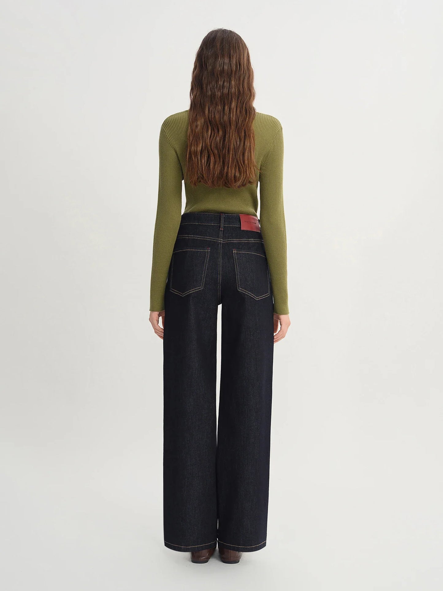 2025 Women's Straight Leg Jeans - High Waist Stretch Denim Pants Dual Fit for Apple & Pear Body Autumn Casual Trousers