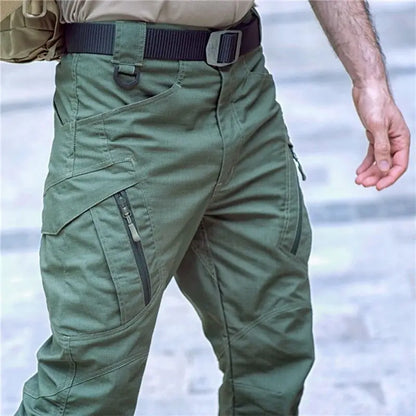 Men Military Tactics Pants Quick Dry Tactical Cargo Pants Wear-Resistant Multi-Pocket Men's Trousers Loose Combat Work Pant Male