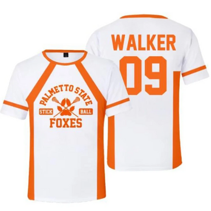 New The Foxhole Court Palmetto State Foxes Lacrosse Jersey Cosplay WILDS MINYARD 3D Tshirt Men/Women Short Sleeve Kids Tees