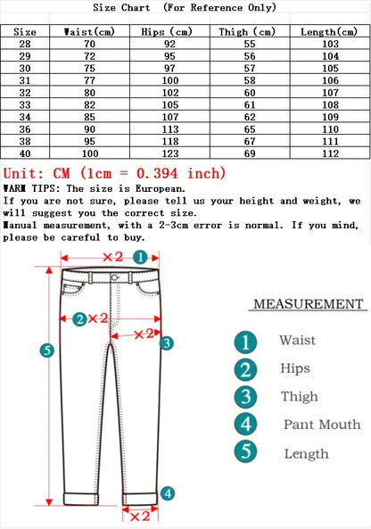 Men Classic Advanced Fashion Brand Pure Black Jeans Man Soft Breathe Stretch Slim Straight Denim Trousers Mens Pants Overalls