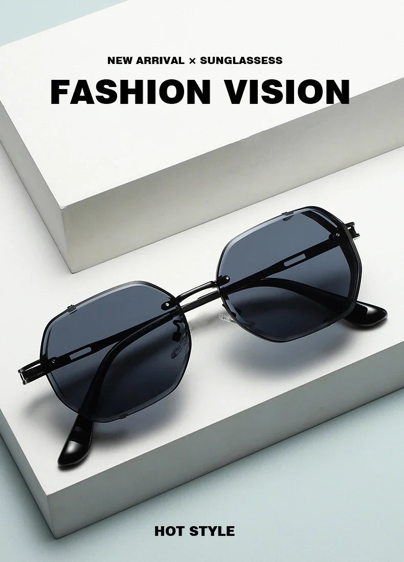 Square Punk Sunglasses For Men 2023 Luxury Steampunk Vintage Fashion Glasses Retro Shades Lunette De Soleil Homme Gafas De Sol