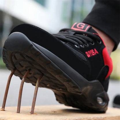 35-50 Air Cushion Working Shoes For Men Anti-Smashing Steel Toe Puncture Proof Construction Safety Shoes Sneakers Male Footwear