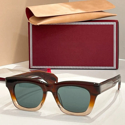 Dealan Uv400 High Quality Men and Women Sunglasses Designer Japan Handmade Optical Prescription Limited Edition Eyewear