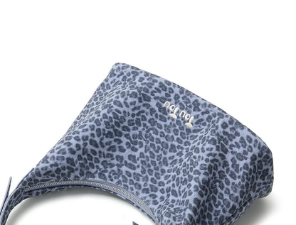 y2k leopard Print Shoulder Bag, Cute Puppy Pendant, Large Capacity Hobo Bag for Women's Casual Commute 3-Way Carry