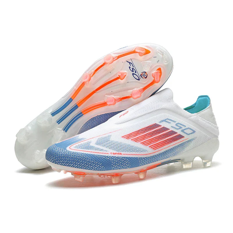 New Men Football Boots Sneakers Soccer Shoes Cleats Long Spikes Ultralight Match Breathable Indoor TF Training Drop Shipping