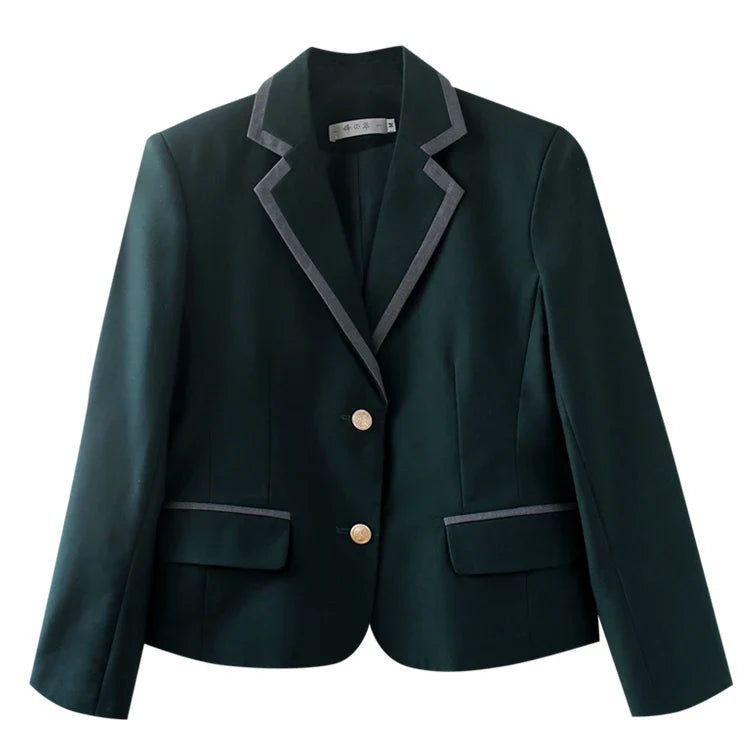 Korean Sle Student orm Jaet Briti College Wind Long Sve Button up Polyester Casual Wear for Men And Women