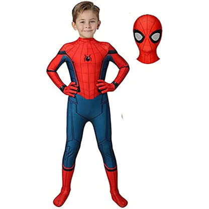 Super Hero Cos Anime Carol Danvers Cosplay Jumpsuit Spider Cosplay Costume Avengers Halloween For Kids Boys Women Party Hero Cos