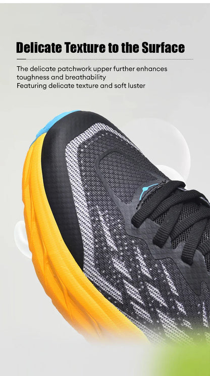 Men's Marathon Shoes Running Shoes Breathable High elasticity Cushioning Male Lightweight Sports Shoes Fitness Training