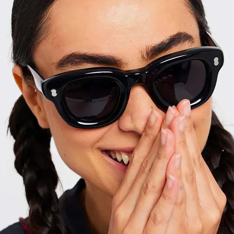 Tortoiseshell Round Frame Handmade Sunglasses Designer Men SSCOT Acetate Women's Beach Sun UV400 Sunglasses Can Be Carved
