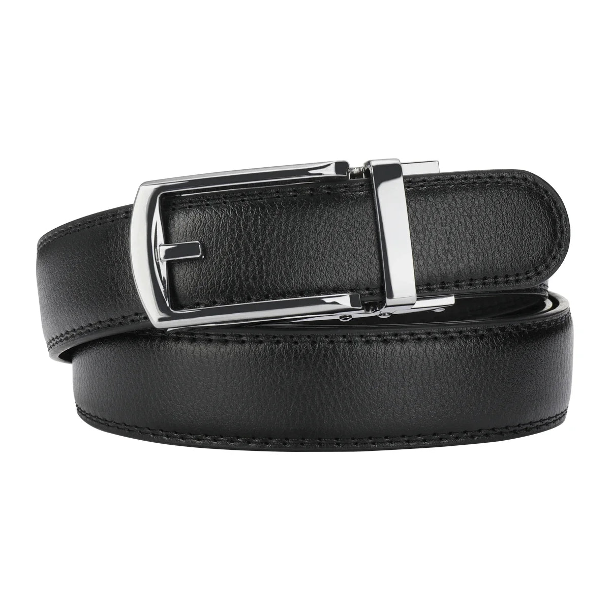 Men's automatic buckle waistband, adjustable without holes, suitable for office and daily casual wear